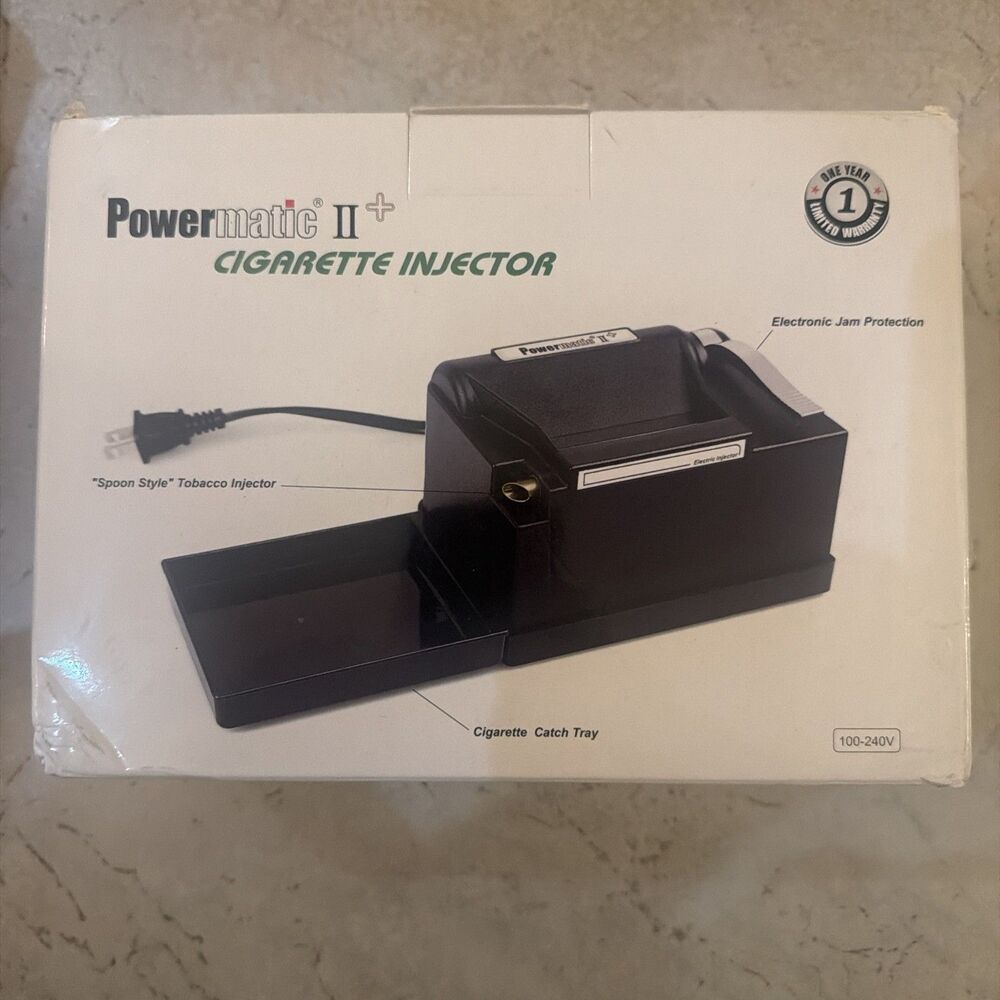 Powermatic II+ Electric Cigarette Injector Cigarette Rolling Machine